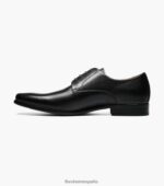 postino 2 puntera lisa oxford Florsheim hombres LPVB4P129 calzado negro liso - Imagen 5