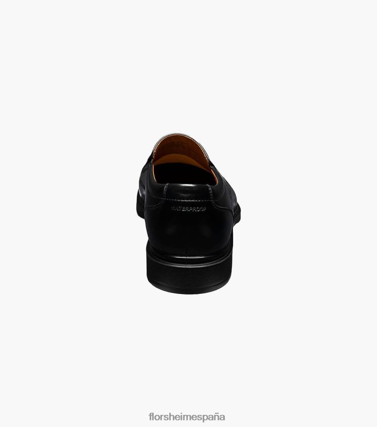 Previsión de puntera de bicicleta impermeable sin cordones Florsheim hombres LPVB4P210 calzado negro - Imagen 7