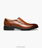 Previsión de puntera de bicicleta impermeable sin cordones Florsheim hombres LPVB4P211 calzado coñac - Imagen 2