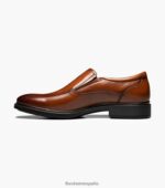 Previsión de puntera de bicicleta impermeable sin cordones Florsheim hombres LPVB4P211 calzado coñac - Imagen 5