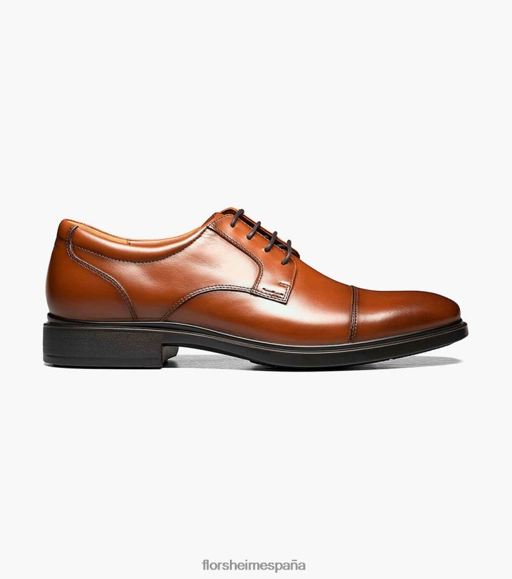 Previsión impermeable con puntera Oxford Florsheim hombres LPVB4P207 calzado coñac - Imagen 2