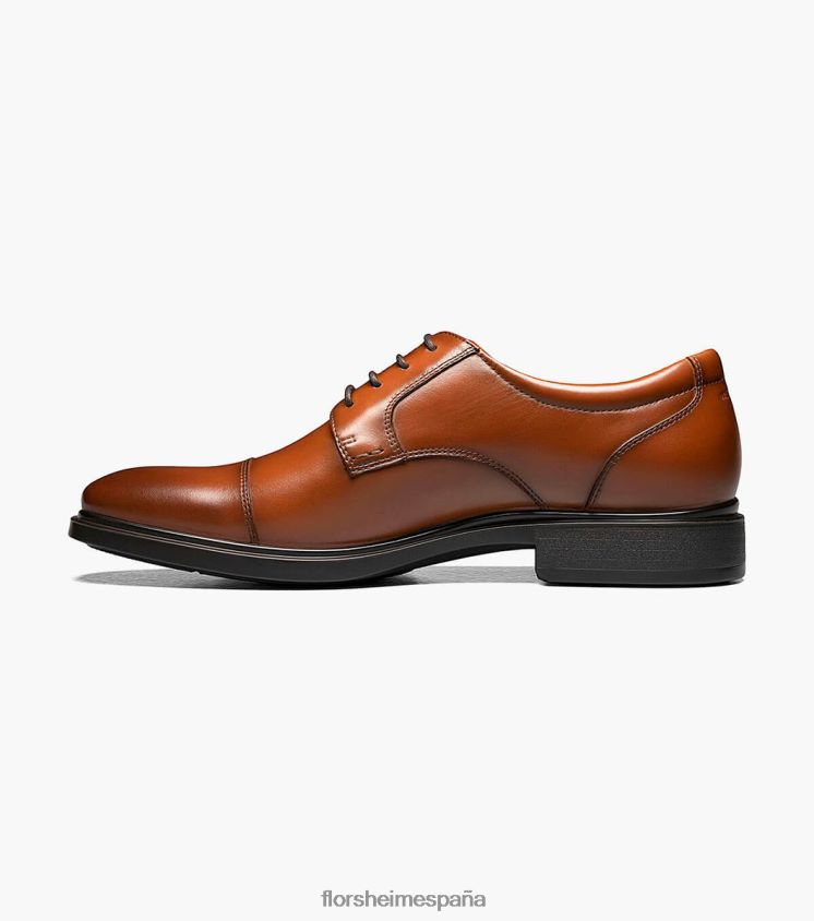 Previsión impermeable con puntera Oxford Florsheim hombres LPVB4P207 calzado coñac - Imagen 5