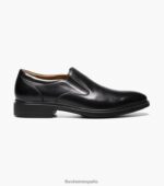 pronóstico impermeable puntera lisa sin cordones Florsheim hombres LPVB4P191 calzado negro - Imagen 2
