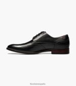 punta de ala sorrento oxford Florsheim hombres LPVB4P147 calzado negro - Imagen 5