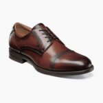 puntera central oxford Florsheim hombres LPVB4P286 calzado coñac