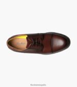 puntera central oxford Florsheim hombres LPVB4P286 calzado coñac - Imagen 5