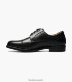 puntera central oxford Florsheim hombres LPVB4P287 calzado negro - Imagen 6