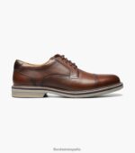 puntera norwalk oxford Florsheim hombres LPVB4P88 calzado coñac caído - Imagen 2