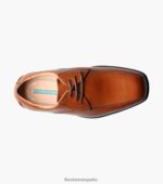 revelar jr. puntera de bicicleta oxford Florsheim niños LPVB4P489 calzado coñac - Imagen 4