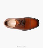 revelar jr. puntera oxford Florsheim niños LPVB4P470 calzado coñac - Imagen 4