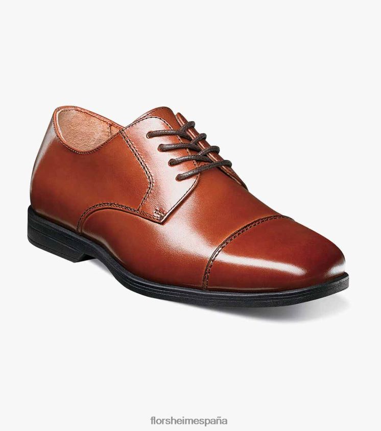 revelar jr. puntera oxford Florsheim niños LPVB4P470 calzado coñac - Imagen 1