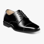 revelar jr. puntera oxford Florsheim niños LPVB4P471 calzado negro