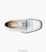 revelar jr. puntera oxford Florsheim niños LPVB4P472 calzado blanco - Imagen 4