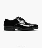 revelar jr. puntera oxford Florsheim niños LPVB4P473 calzado charol negro - Imagen 2