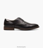 rucci puntera lisa oxford Florsheim hombres LPVB4P55 calzado negro - Imagen 2