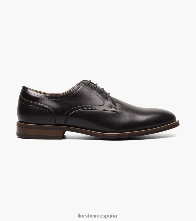 rucci puntera lisa oxford Florsheim hombres LPVB4P55 calzado negro - Imagen 2