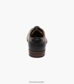 rucci puntera lisa oxford Florsheim hombres LPVB4P55 calzado negro - Imagen 7