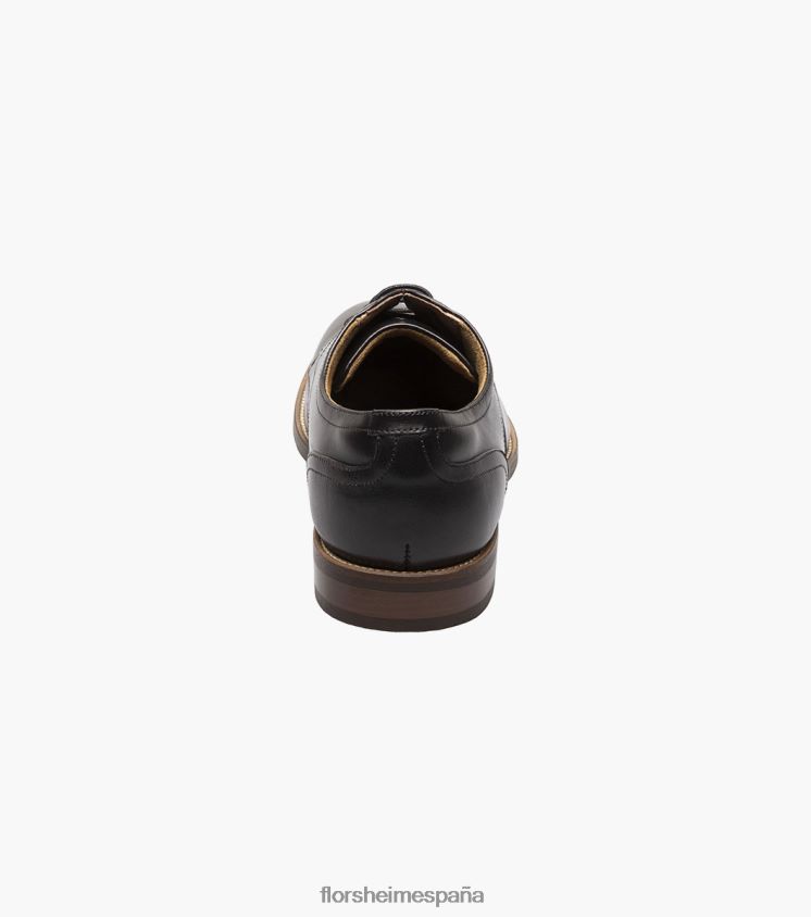 rucci puntera lisa oxford Florsheim hombres LPVB4P55 calzado negro - Imagen 7
