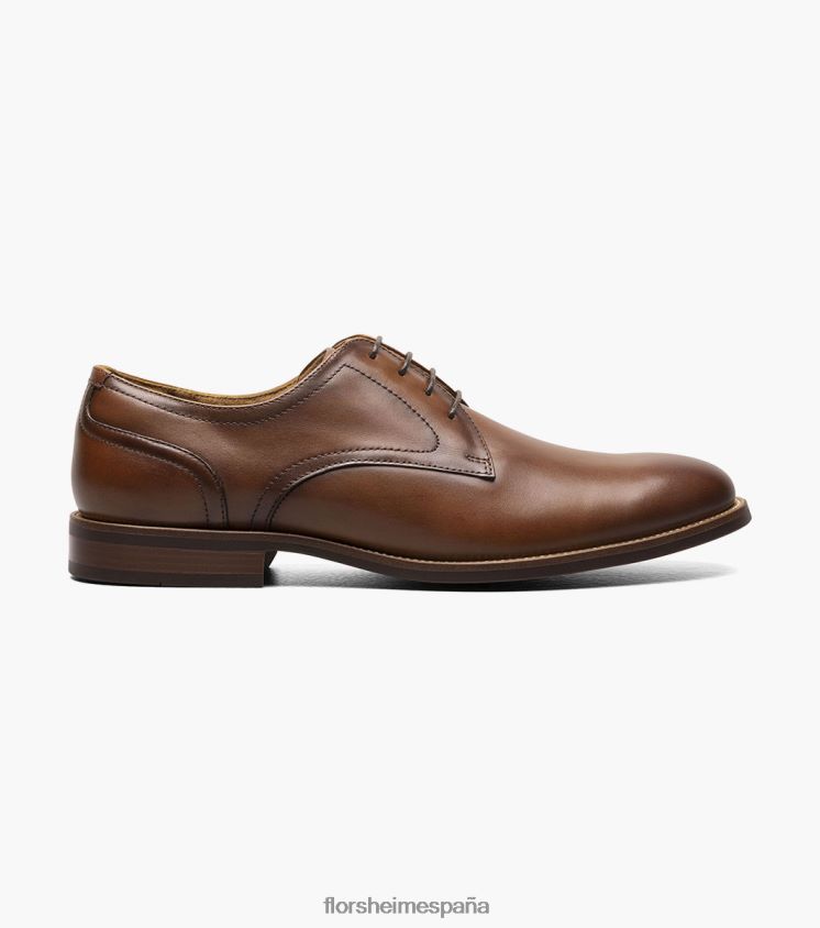 rucci puntera lisa oxford Florsheim hombres LPVB4P56 calzado coñac - Imagen 2