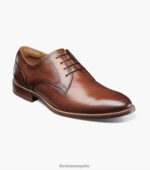 rucci puntera lisa oxford Florsheim hombres LPVB4P56 calzado coñac