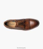 rucci puntera oxford Florsheim hombres LPVB4P53 calzado coñac - Imagen 4