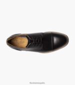 rucci puntera oxford Florsheim hombres LPVB4P54 calzado negro - Imagen 4