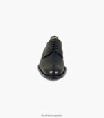 russell puntera lisa oxford Florsheim hombres LPVB4P62 calzado negro - Imagen 6