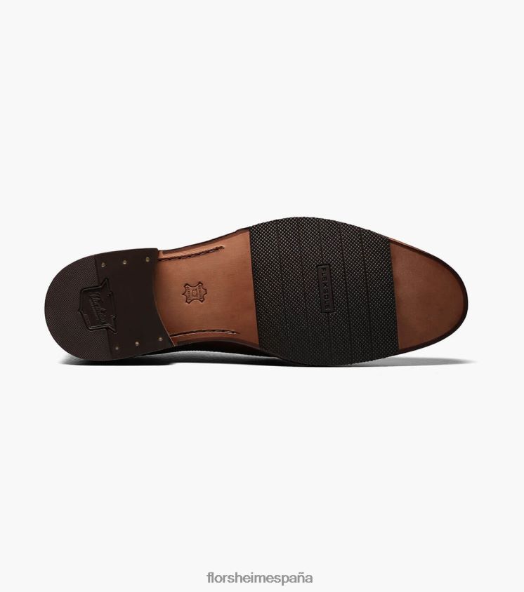 salerno wingtip oxford Florsheim hombres LPVB4P250 calzado coñac - Imagen 3