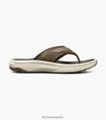 sandalia con tiras 2 de rodadura Florsheim hombres LPVB4P371 calzado gris pardo - Imagen 2