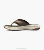 sandalia con tiras 2 de rodadura Florsheim hombres LPVB4P371 calzado gris pardo - Imagen 5