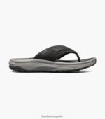sandalia con tiras 2 de rodadura Florsheim hombres LPVB4P372 calzado negro - Imagen 2