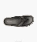 sandalia con tiras 2 de rodadura Florsheim hombres LPVB4P372 calzado negro - Imagen 4