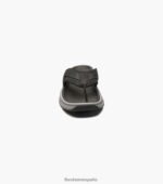 sandalia con tiras 2 de rodadura Florsheim hombres LPVB4P372 calzado negro - Imagen 6