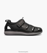 sandalia de pescador de riesgo Florsheim hombres LPVB4P377 calzado ch negro - Imagen 2