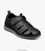 sandalia de pescador de riesgo Florsheim hombres LPVB4P377 calzado ch negro