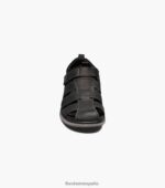 sandalia de pescador de riesgo Florsheim hombres LPVB4P377 calzado ch negro - Imagen 6