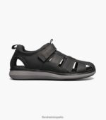 sandalia de pescador de viaje Florsheim hombres LPVB4P397 calzado ch negro - Imagen 2