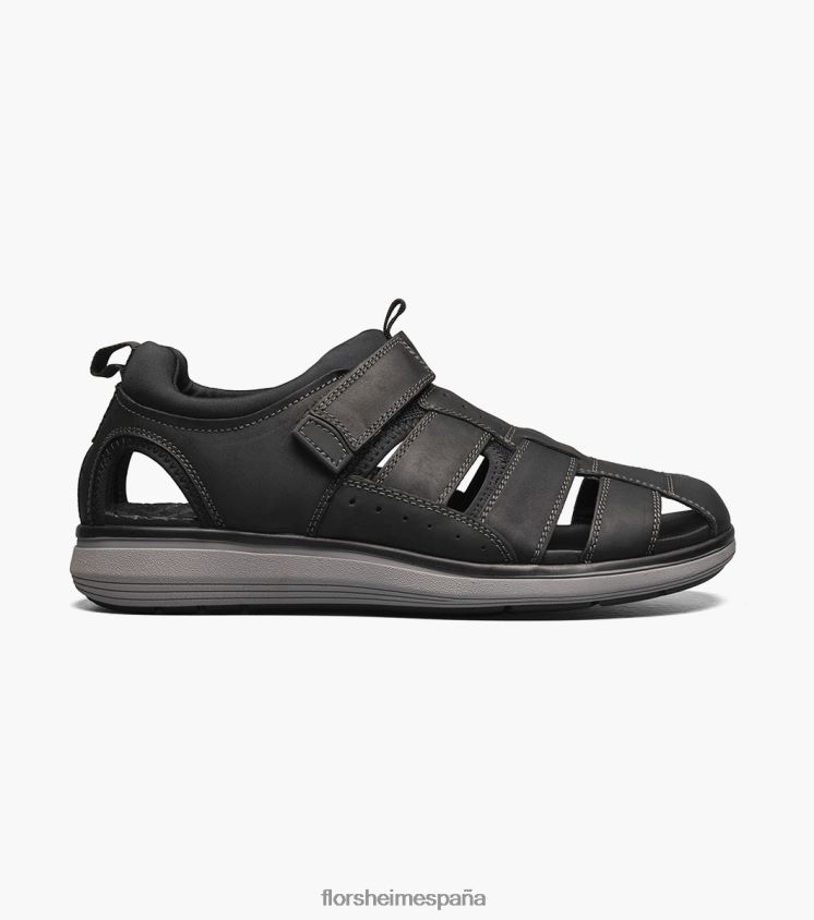 sandalia de pescador de viaje Florsheim hombres LPVB4P397 calzado ch negro - Imagen 2