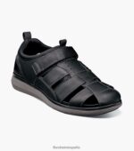 sandalia de pescador de viaje Florsheim hombres LPVB4P397 calzado ch negro