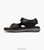sandalia río aventura Florsheim hombres LPVB4P378 calzado ch negro - Imagen 5