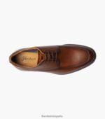 santucci moc toe oxford Florsheim hombres LPVB4P164 calzado coñac - Imagen 4