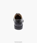 santucci punta de ala oxford Florsheim hombres LPVB4P160 calzado negro - Imagen 7