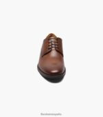 santucci puntera lisa oxford Florsheim hombres LPVB4P162 calzado coñac - Imagen 6