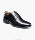 santucci puntera lisa oxford Florsheim hombres LPVB4P163 calzado negro