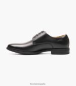 santucci puntera lisa oxford Florsheim hombres LPVB4P163 calzado negro - Imagen 5