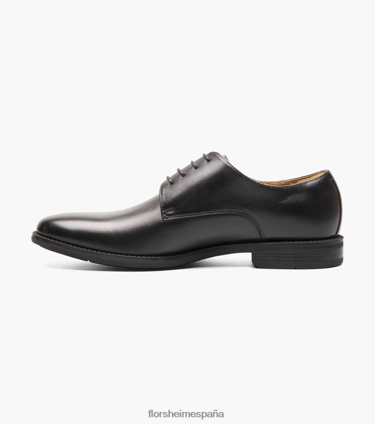 santucci puntera lisa oxford Florsheim hombres LPVB4P163 calzado negro - Imagen 5