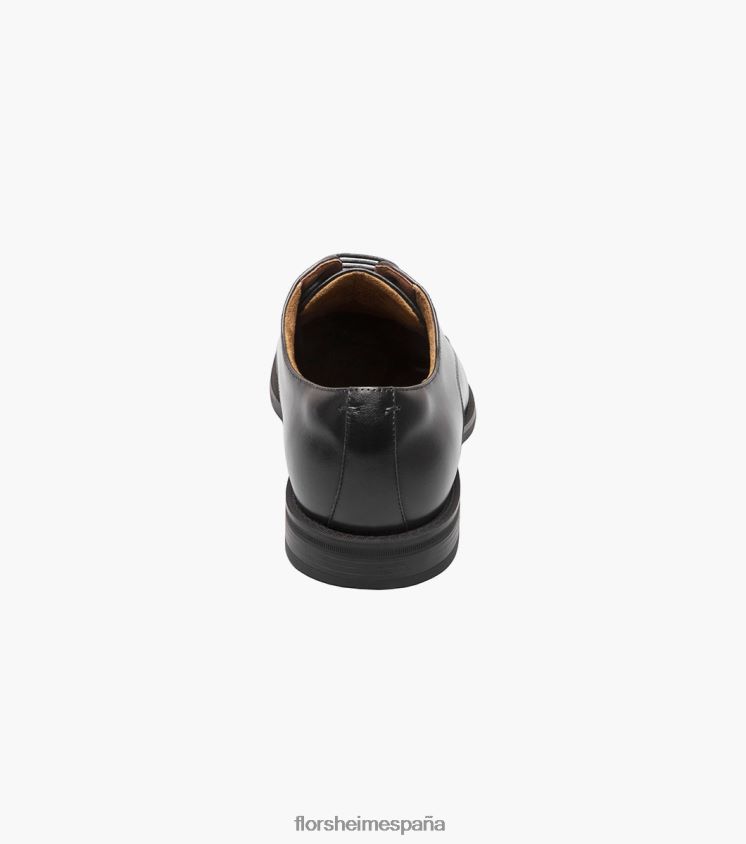 santucci puntera lisa oxford Florsheim hombres LPVB4P163 calzado negro - Imagen 7