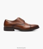 santucci puntera oxford Florsheim hombres LPVB4P158 calzado coñac - Imagen 2