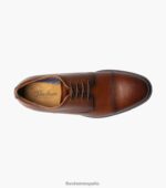 santucci puntera oxford Florsheim hombres LPVB4P158 calzado coñac - Imagen 4