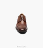 santucci puntera oxford Florsheim hombres LPVB4P158 calzado coñac - Imagen 6